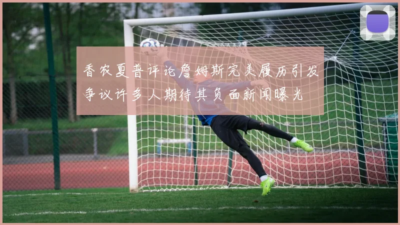 香农夏普评论詹姆斯完美履历引发争议许多人期待其负面新闻曝光